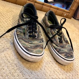 Camo tribal print Vans sneakers